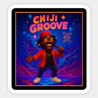 Chiji Groove Smiling Star Sticker